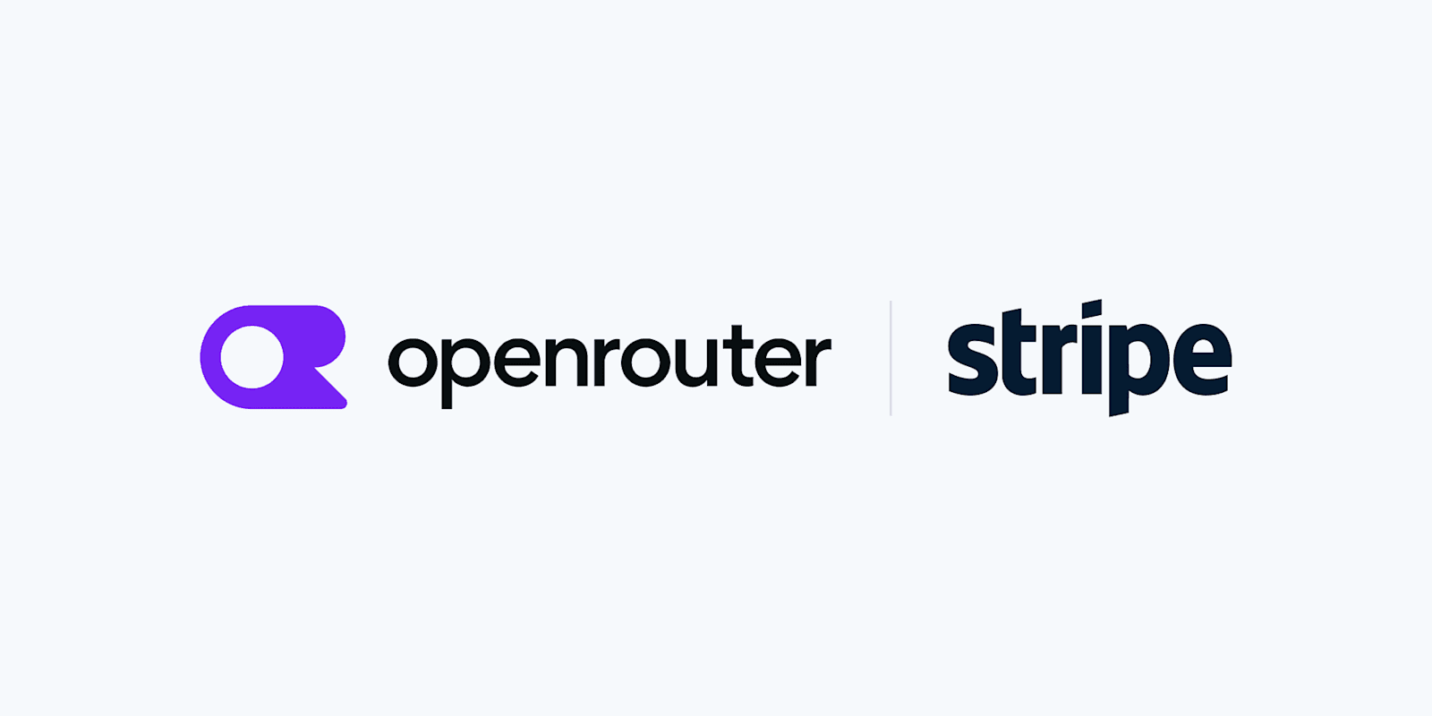 Stripe's official announcement graphic for the OpenRouter acquisition. Source: Stripe newsroom.