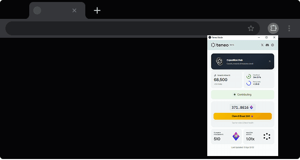Teneo Beacon app screenshot