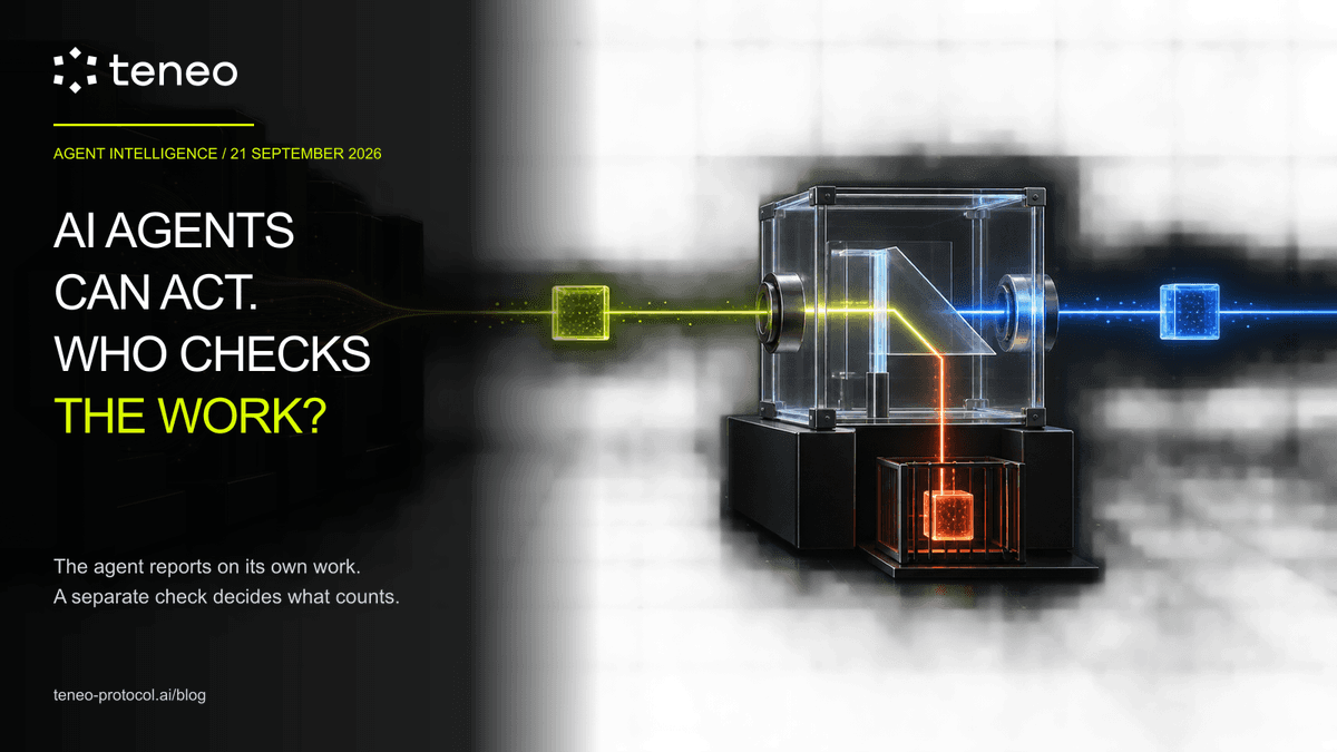 AI Agents Can Act. Who Checks the Work?